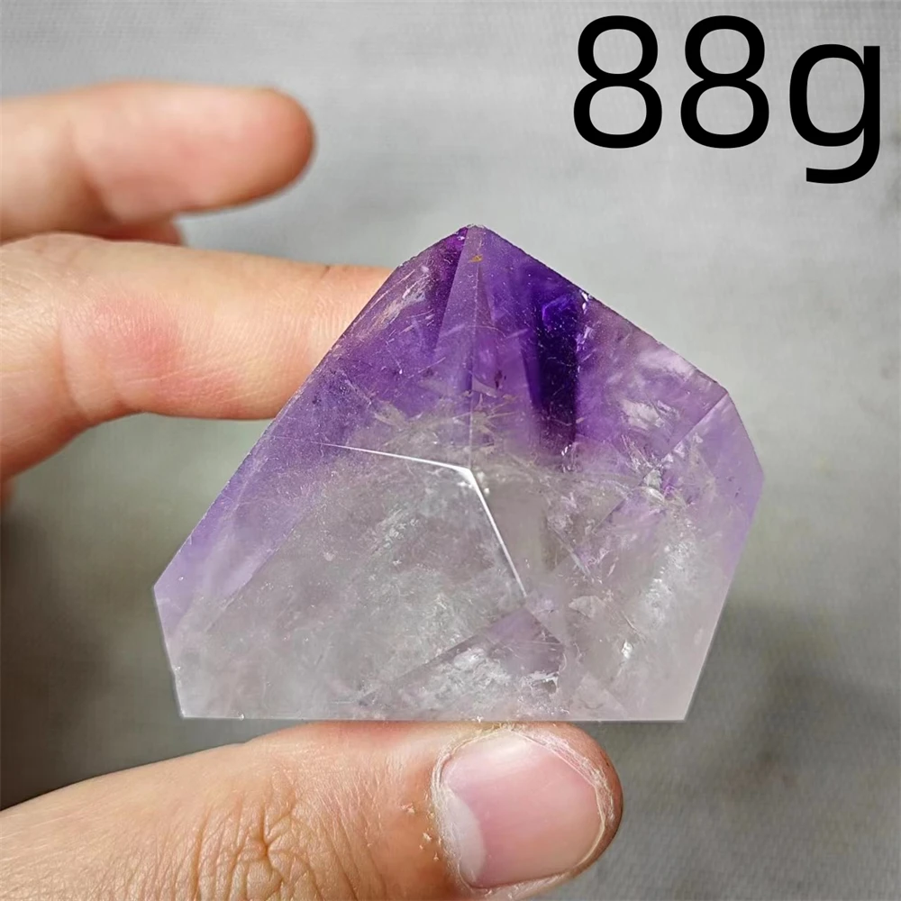 Mozambique Natural Amethyst Gemstone Cut Original Mineral Specimens Rainbow Crystal Home Room Spiritual Decoration Gift