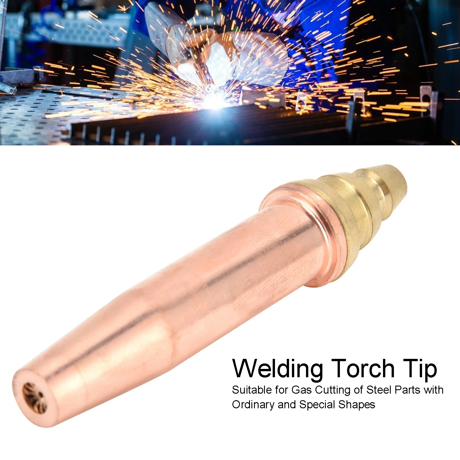4Pcs Propane Cutting Torch Tips High Temperature Resistance Fast Cutting Isobaric Cutting Nozzle Propane Cutting Torch Kit