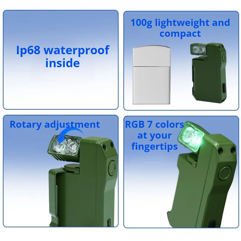 Rechargeable Mini EDC Flashlight 5