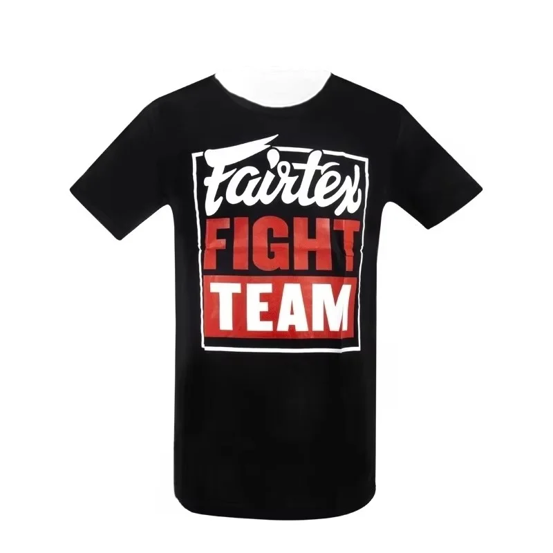 2026 Men O-Neck T Shirt Front Square Frame Retro Fight Theme Color Block Letter Art Print Loose Short Sleeve Streetwear Tee Kids