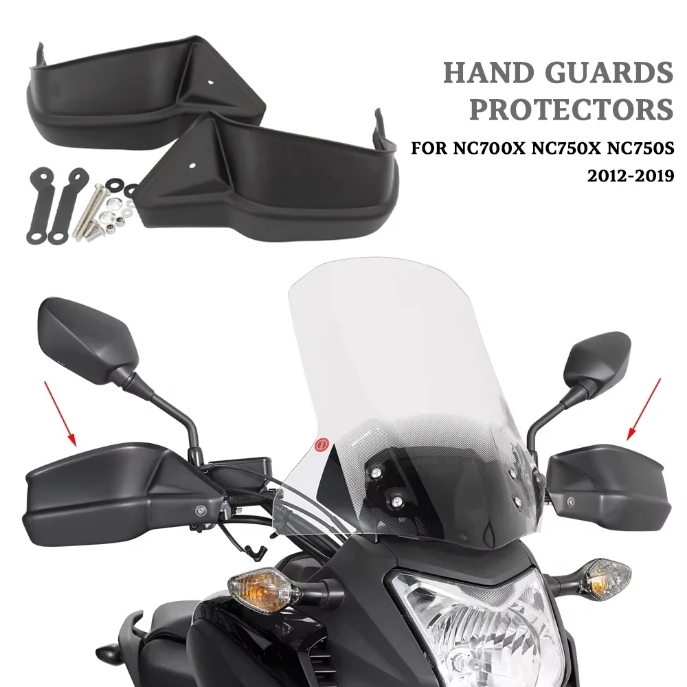 

For Honda NC700X NC750X NC750S NC750X 2012 2013 2014 2015 2016 2017 2018 2019 Hand Guards Protectors Motorcycle Handguards 1Pair