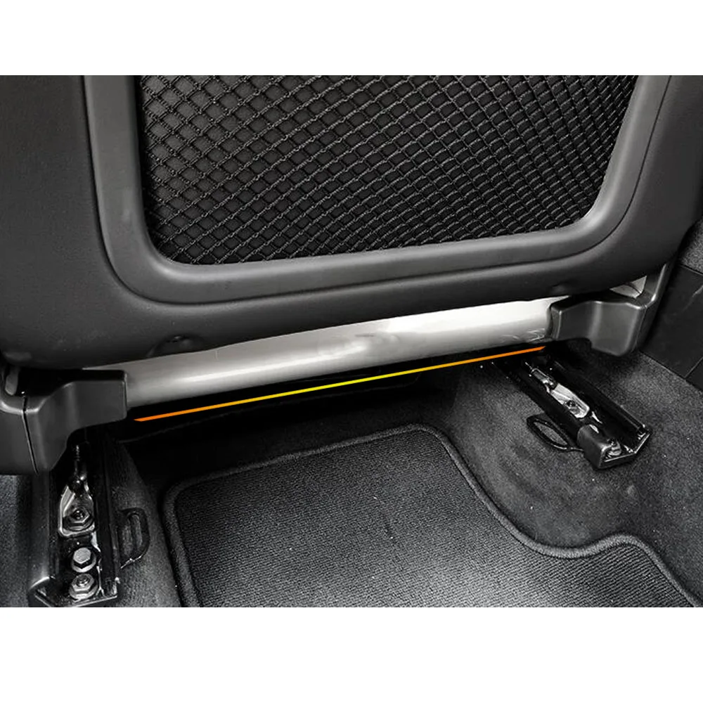 Car Body Sticker Seat Rear Back Protective For Volvo XC60 2018 2019 2020 2021 Anti Kick Board Trim Frame Parts 2pcs