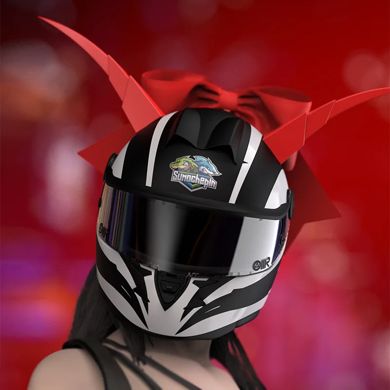 Bull Demon King Helmet Decoration Simulation Demon Horn Super Cool and Funny Motorcycle Electric Car Helmet Suction Cup Horn
