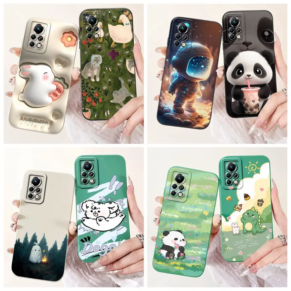 For Infinix Note 11 Pro 11s Case X697 X698 Fundas Camera Protection Soft Matte Phone Cover For Infinix Note11s Note11 Pro Hoesje