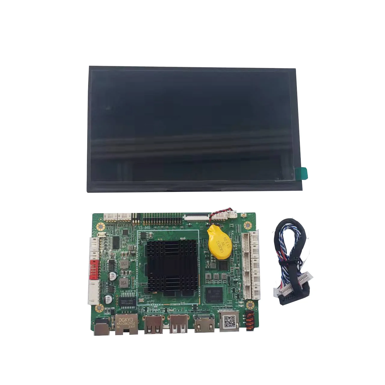 CS07036DA-10 CAISON 7 inch 1000 nits resolution 1924x600 lcd screen with ys-m8 android board input LVDS speaker output