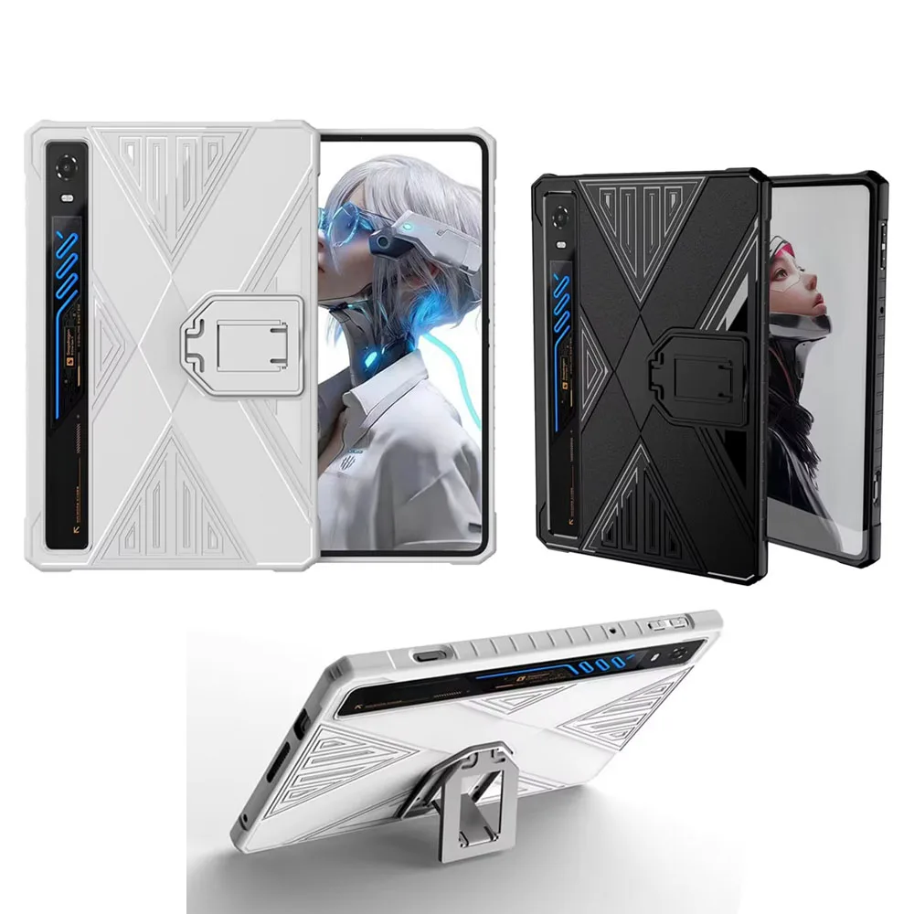 Gaming Tablet Case for RedMagic Astra 2 Generation TPU Drop Protection Cover for REDMAGIC Tablet 5 Pro Protective Case Black