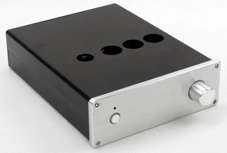 6N4 الألومنيوم مُضخّم صوت الضميمة مكبر كهربائي الهيكل/صندوق 240*190*65 مللي متر