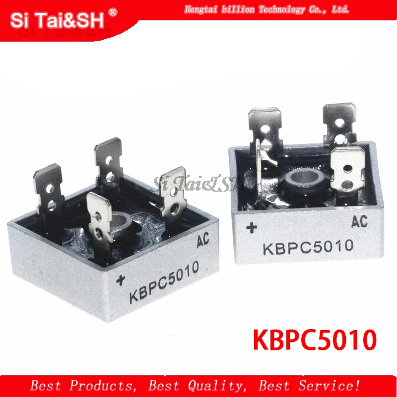 1PCS KBPC5010 1000V 50A  Diode Bridge bridge rectifier new and original IC