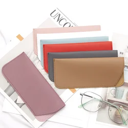 Unisex Glasses Bag PU Leather Protective Sunglasses Cover Case Box Reading Eyeglasses Pouch Eyewear Protector Case Accessories