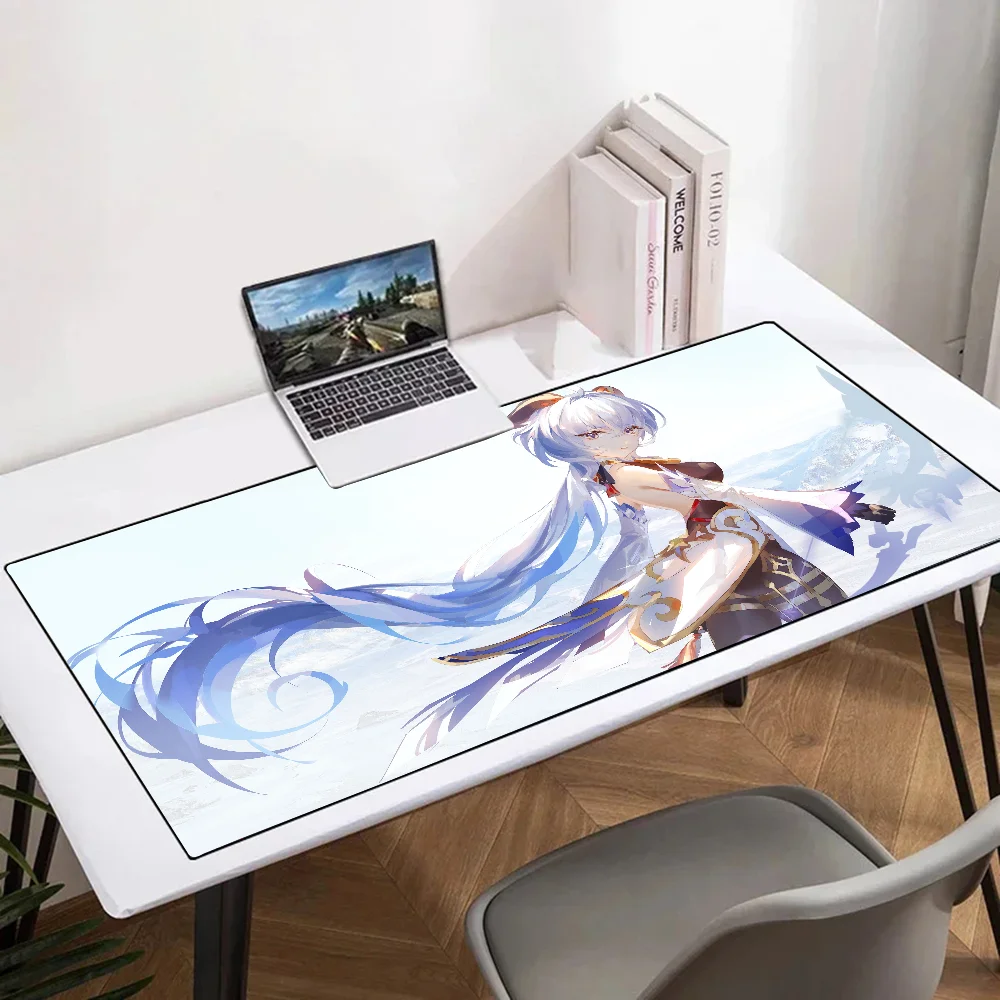 

Ganyu Genshin Impact Mousepad Mouse Mat Desk Mat With Pad Gaming Accessories Prime Gaming XXL Keyboard Pad Padding Mat