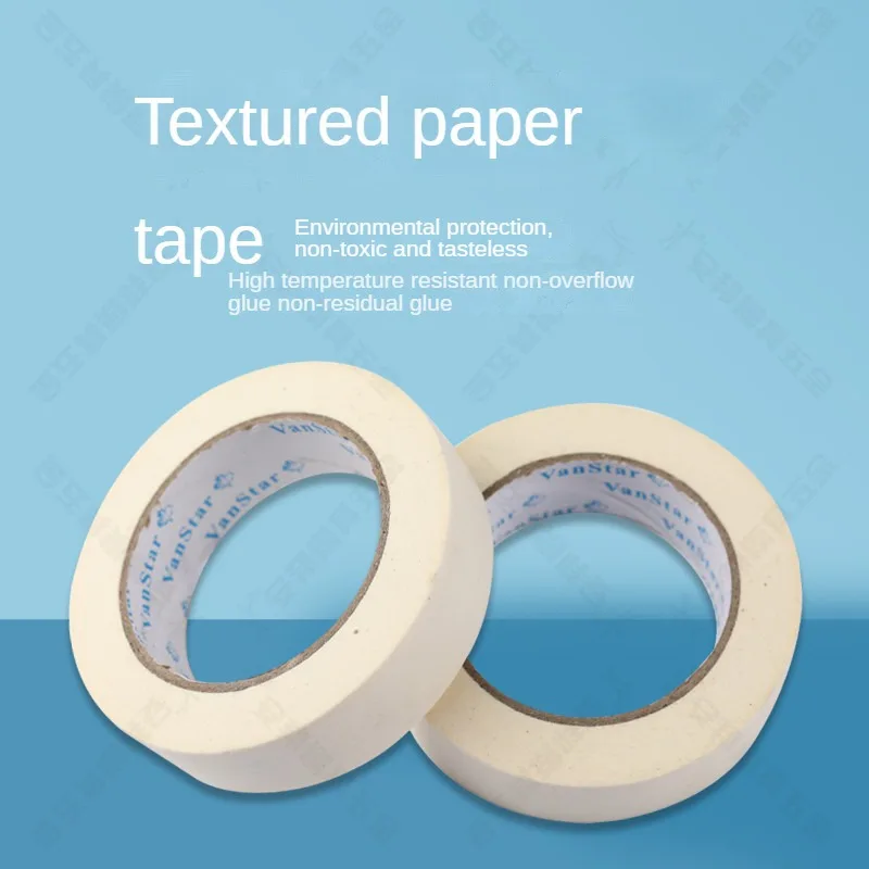 

Spray paint masking crepe paper tape color rubber textured tape seam beauty wholesale paper notes rubber textured paper tape