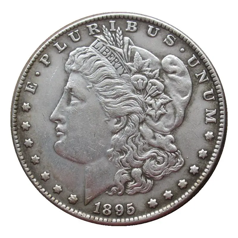 US To-Head Two Face 1895/1895 Morgan Dollar Silver Plated Copy Coins