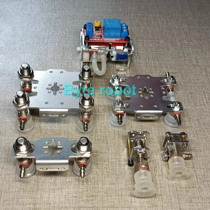 Artiglio meccanico della pompa a vuoto a ventosa con controller relè Kit fai da te per manipolatore del braccio del robot Artiglio Parte del braccio del robot programmabile