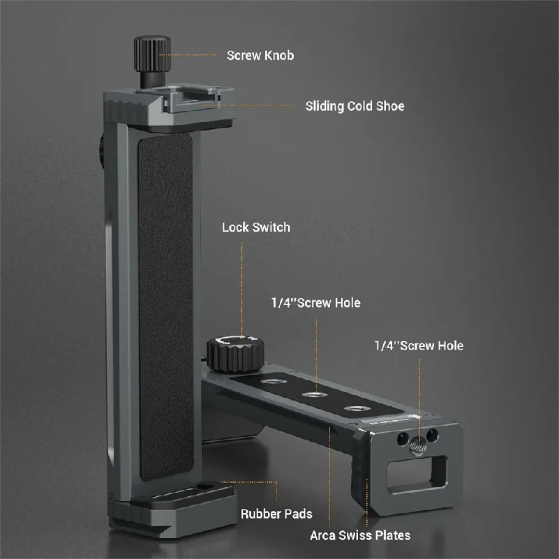 Universal Aluminum Tablet Phone Stand Holder Clip Tripod Adjustable Bracket for Phones Ipro Tablets Tablet Holder