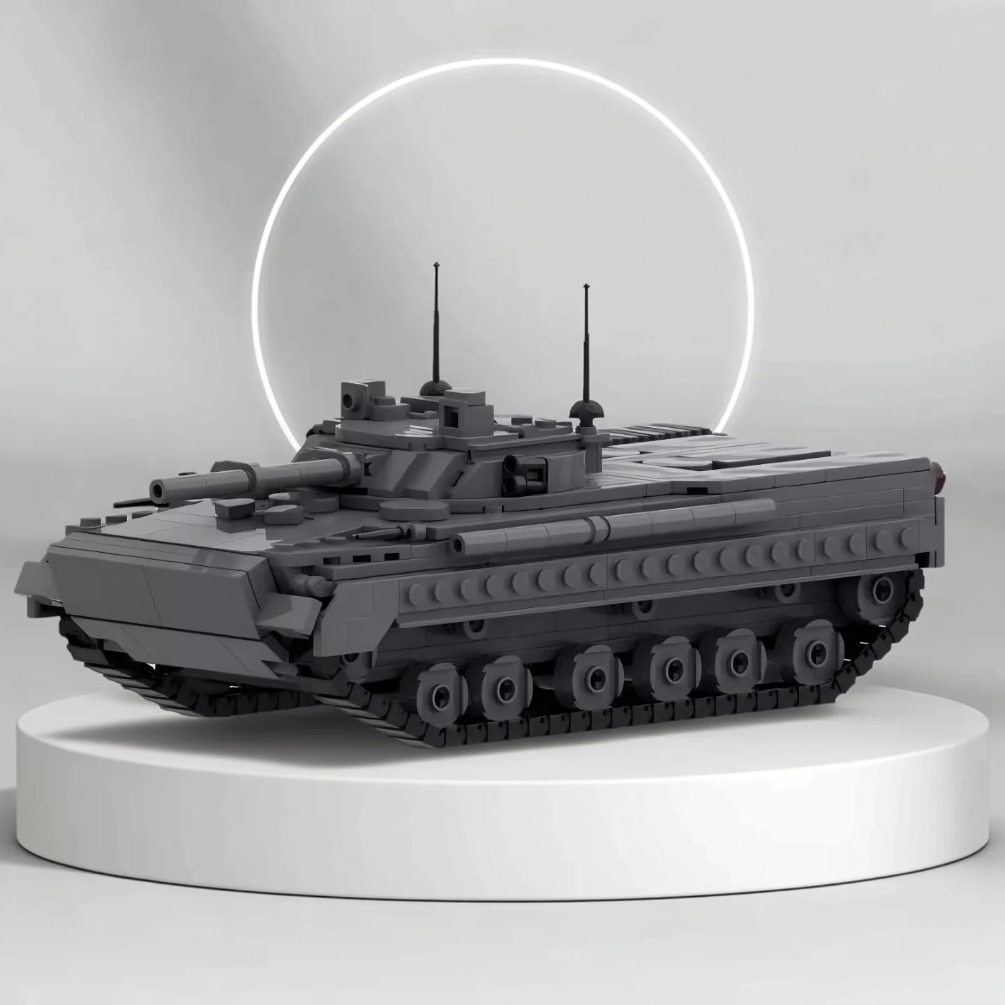 MOC Creative Military War Series BMP-3 Infantry Fighting Vehicle Tank Building Blocks Model DIY Kids Puzzle Toys Birthday Gift