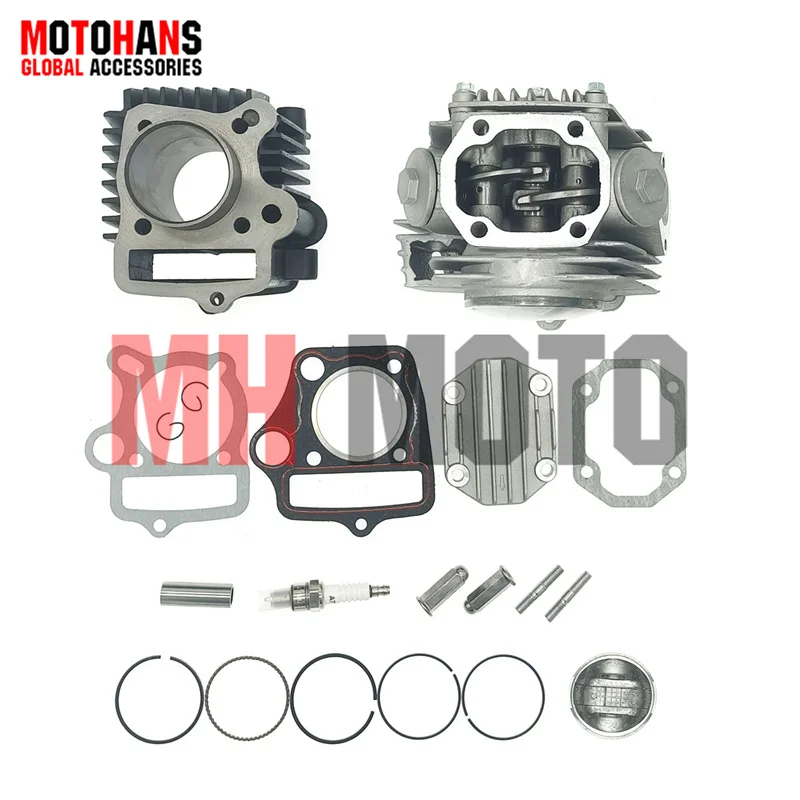 90CC 47MM CYLINDER KIT CYLINDER HEAD ASSY FOR 139FMB CHINESE POCKET BIKE C90 JH90 XR90 DAX90 CRF90 CUB90 CT90 ATV90 ST90 TRX90