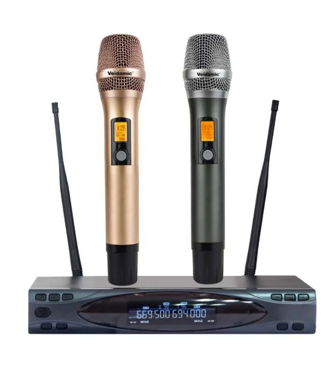 

WD KTV microphone M60 one to two wireless handheld microphone, smart microphone