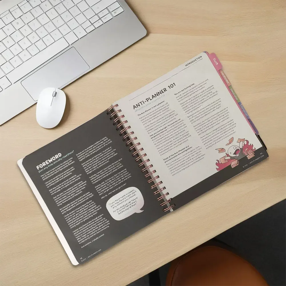 Modern Minimalist Anti-Planner Tag Book The Anti Planner Anti Planner Tagbook How To Get  Done When You Don’T Feel Like It