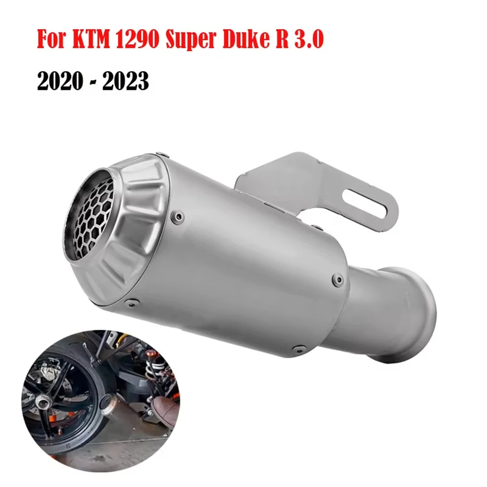 Performance exosto para moto Pour KTM 1290 Super Duke R 2020 - 2023 Tuyau d'échappement intermédiaire en inox pour moto