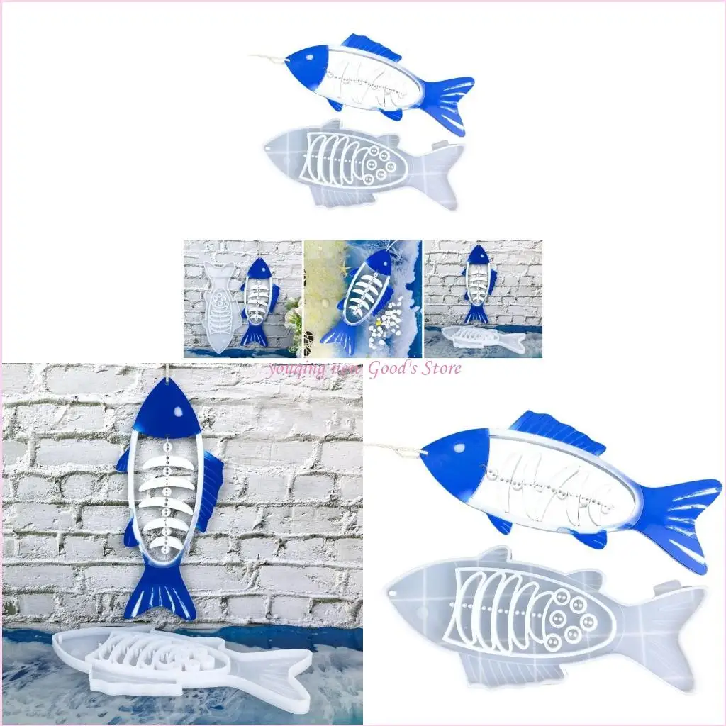 

57QA Silicone Fishbone Molds Silicone Molds Soap Moulds Crafting Molds for Crafting