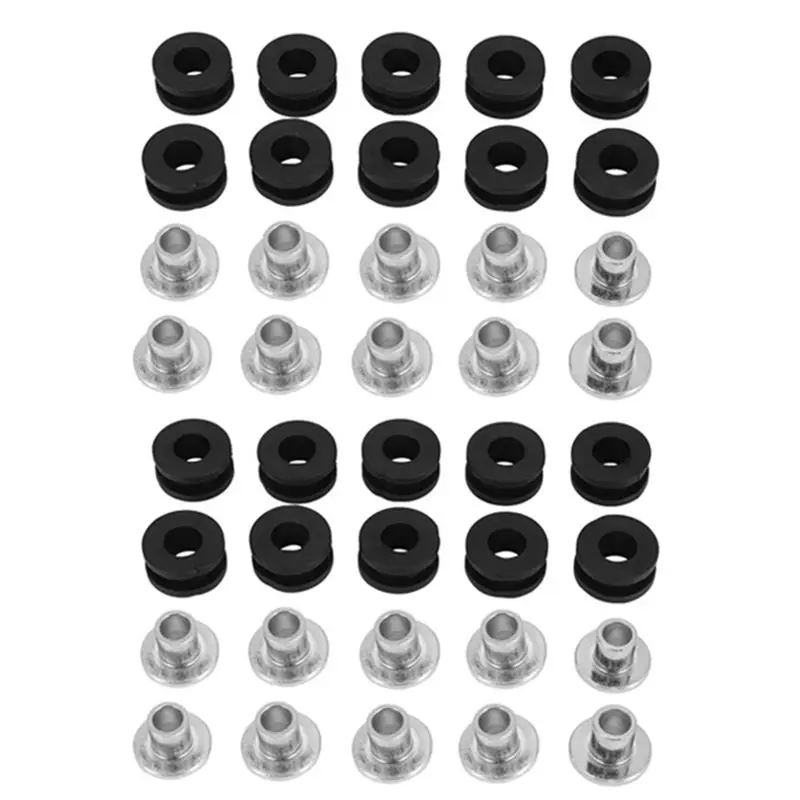 しっかりとした20個入りオートバイ用ゴムグロメット-ホンダ用-カワサキ用-フェアリング用