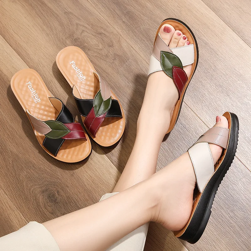 Chaussures à Talons Bas en Tissu PU, Rome