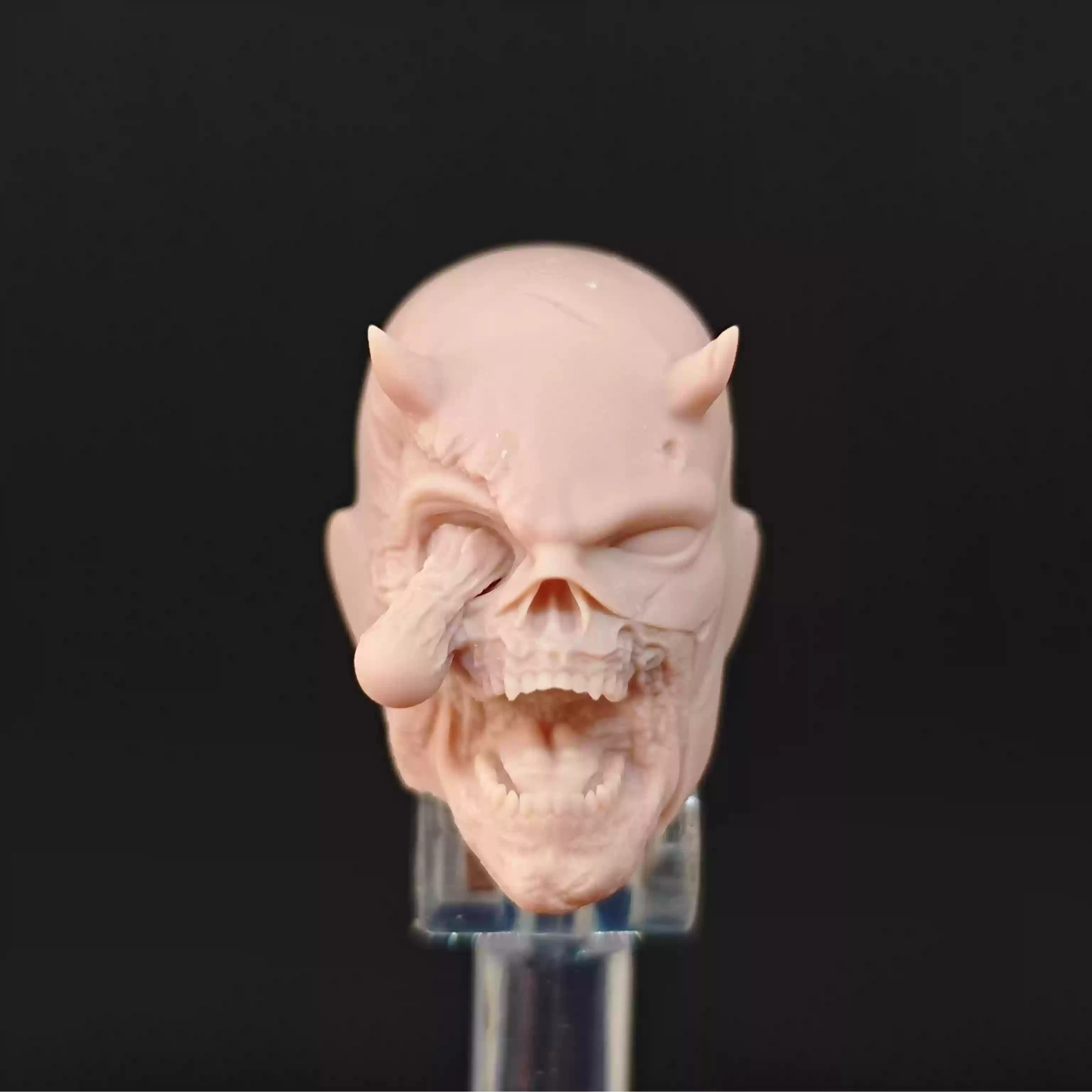 bm23422 bm23435 bm23418 1/12 Scale Male V12 Zombie Daredevil Rafael Grampa DD Unpainted Head Carving For 6in Action Figure Model