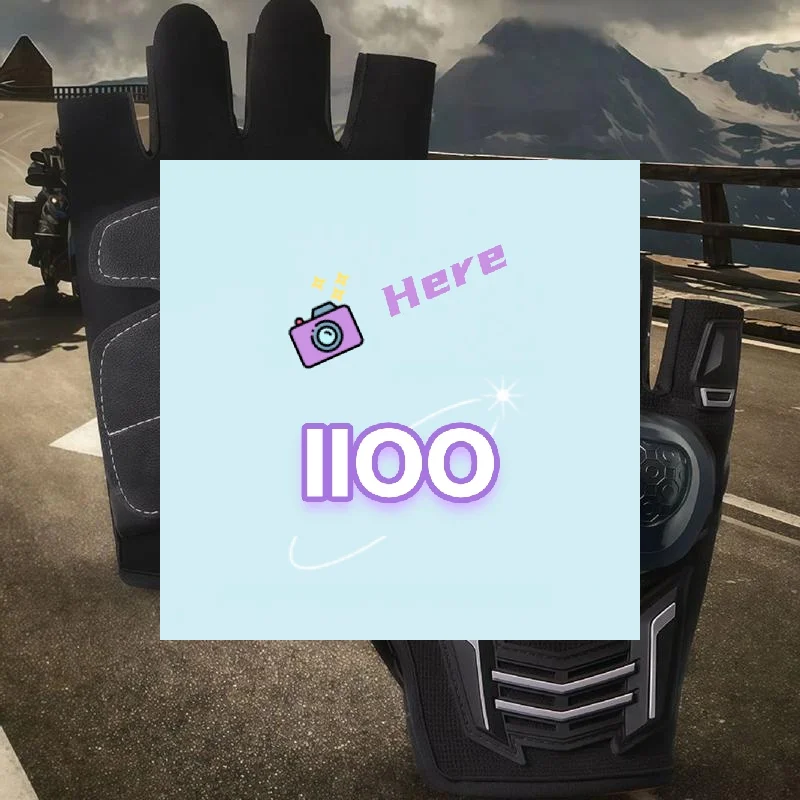 【iioo】luvas-de-protecao-para-esportes-ao-ar-livre-luvas-de-meio-dedo-para-homens-e-mulheres-luvas-universais-resistentes-para-motocicleta-e-bicicleta