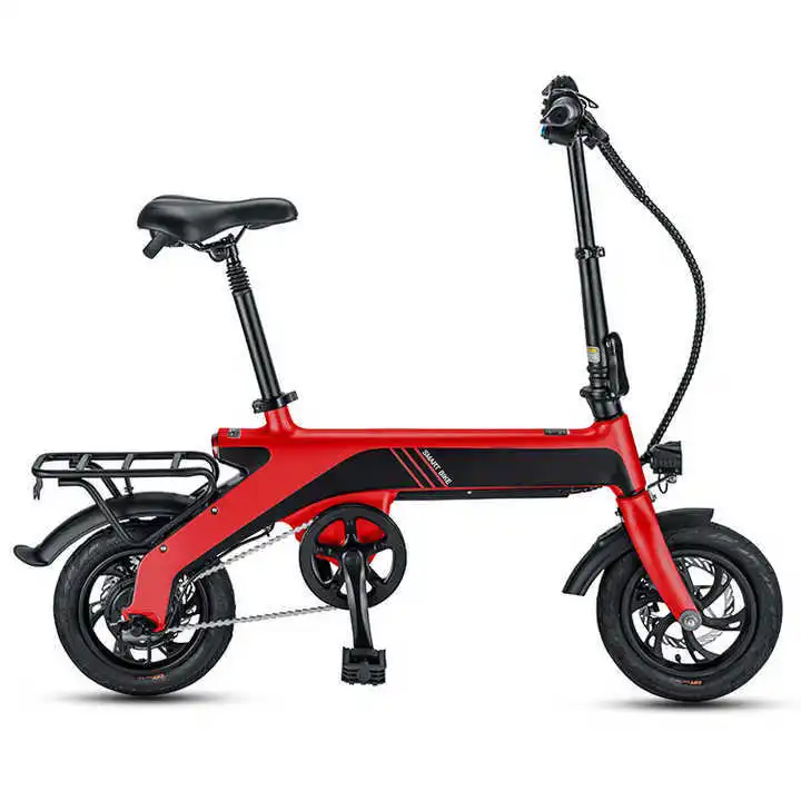 

12 Inch Folding Electric Bike, 36V 2 Wheel Scooter, Portable E-Bike for Commuting, Lightweight and Durable