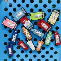 15pcs/set Prime Drink Bottle Shoe Charms PVC DIY Decoration Sandal Shoes Accessories for Kids Gifts Fit Wristband