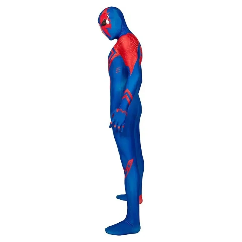 Spiderman Costume Superhero Spider Man 2099 Miguel O'Hara Cosplay Costume Bodysuit Jumpsuit Halloween Party for Kids Adult