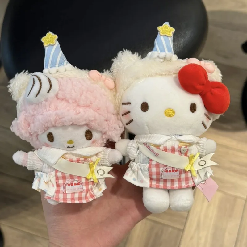 

Милая подвеска в виде овцы/Hello Kitty, плюшевый брелок для сумки, очаровательная пушистая кукла, мягкая игрушка, декор для стола, подарок для девочек, женщин, кавайные аксессуары