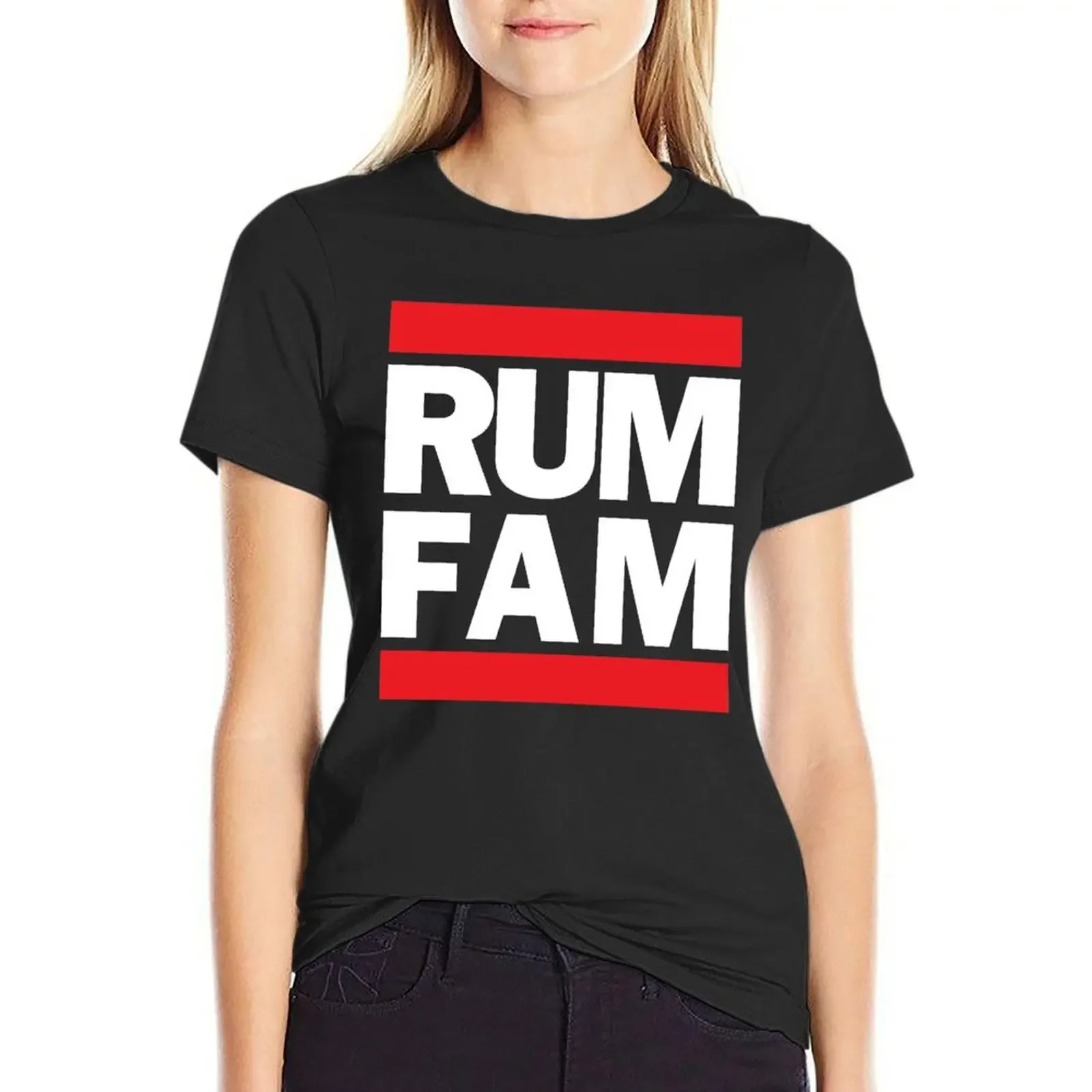 

Rum Family T-Shirt Blouse customs graphics tees funny t shirts for Women