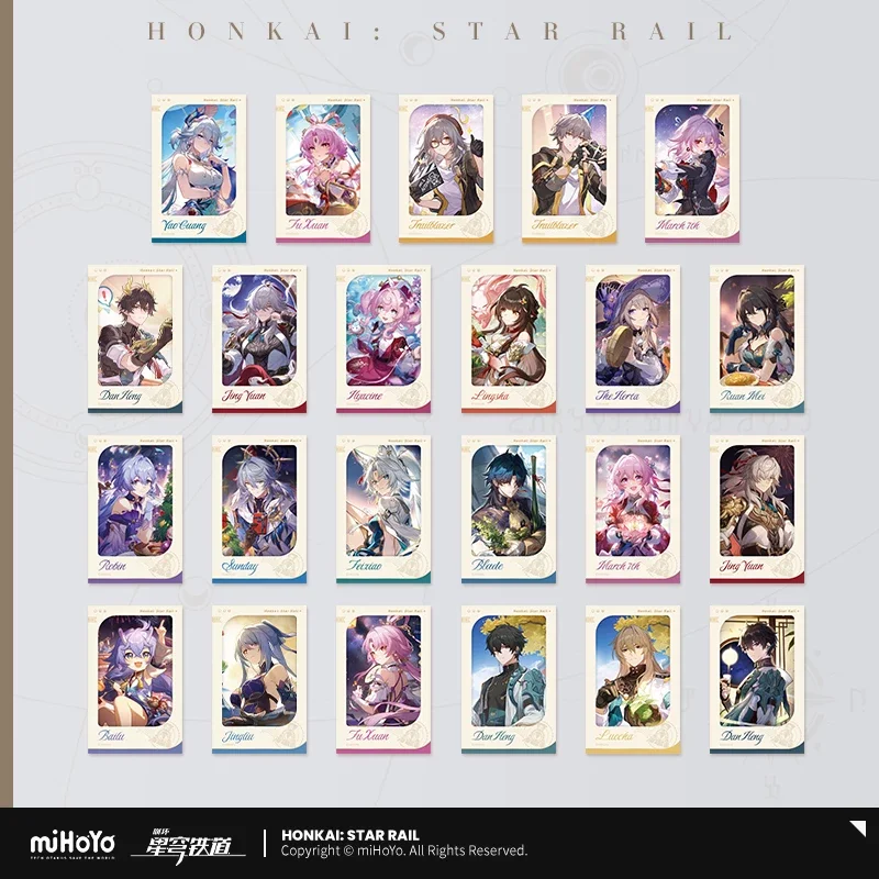 Presale Sunsyea Honkai Star Rail Official Merch miHoYo Original Authentic XHQH Series 2 Acrylic Stand Colored Paper Cyrene