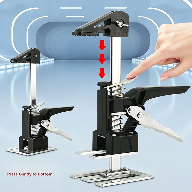 1Pcs Cabinet Board Lifter Labor-Saving Arm Jack Elevator Tool Tile Height Adjuster Hand Lifting Tool Door Panel Drywall Lifting