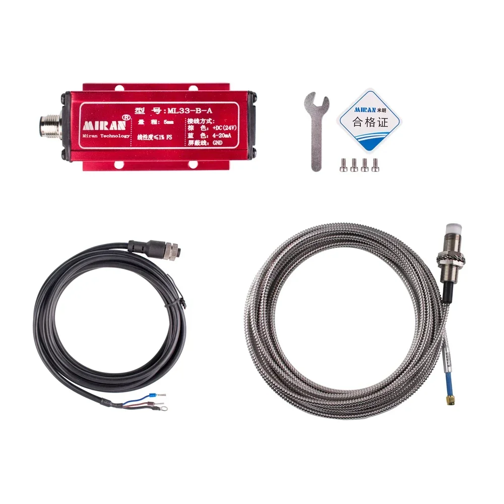 2025 رائجة البيع ميران ML33-B-A 1 مللي متر عدم الاتصال إيدي مستشعر الإزاحة الحالية الرقمية الاستشعار الحالي موقف محول الجهد