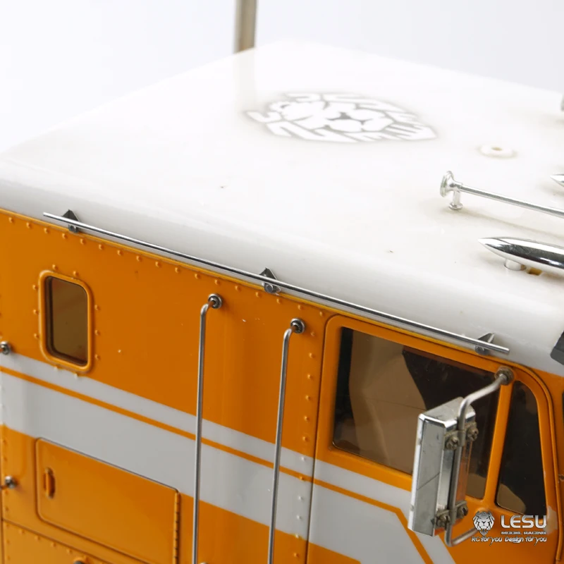 LESU 1/14 camion américain toit main courante en métal tige de traction GW-K015 pour Tamiya King camion de traction GL route mondiale pièces de mise à niveau