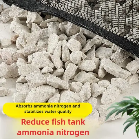 Natural zeolite material research specific zeolite water treatment fish tank aquarium filtration ammonia absorption stone