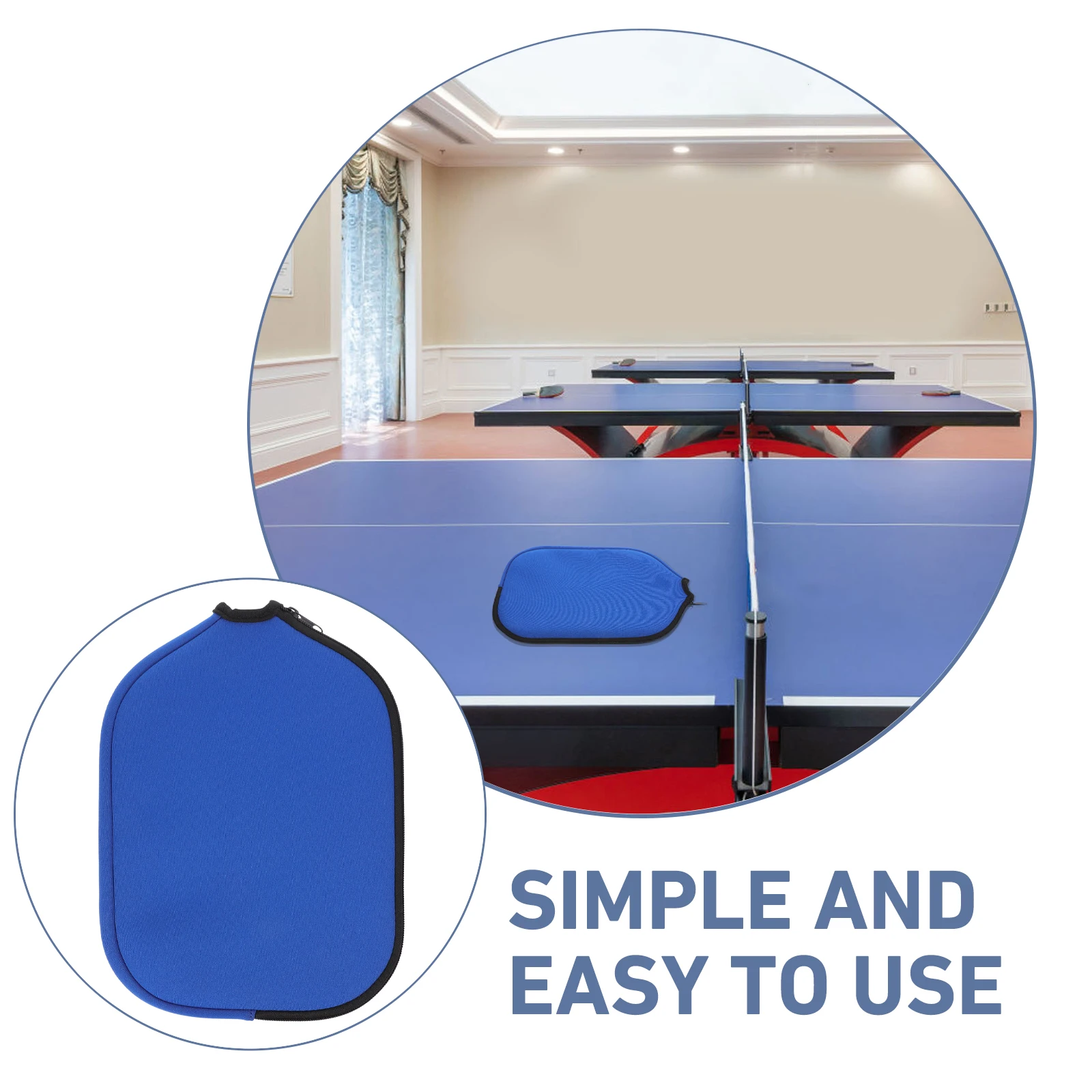 

Protective Bag Racket Protector Kids Aluminum Alloy Lightweight Table Tennis Paddle Case