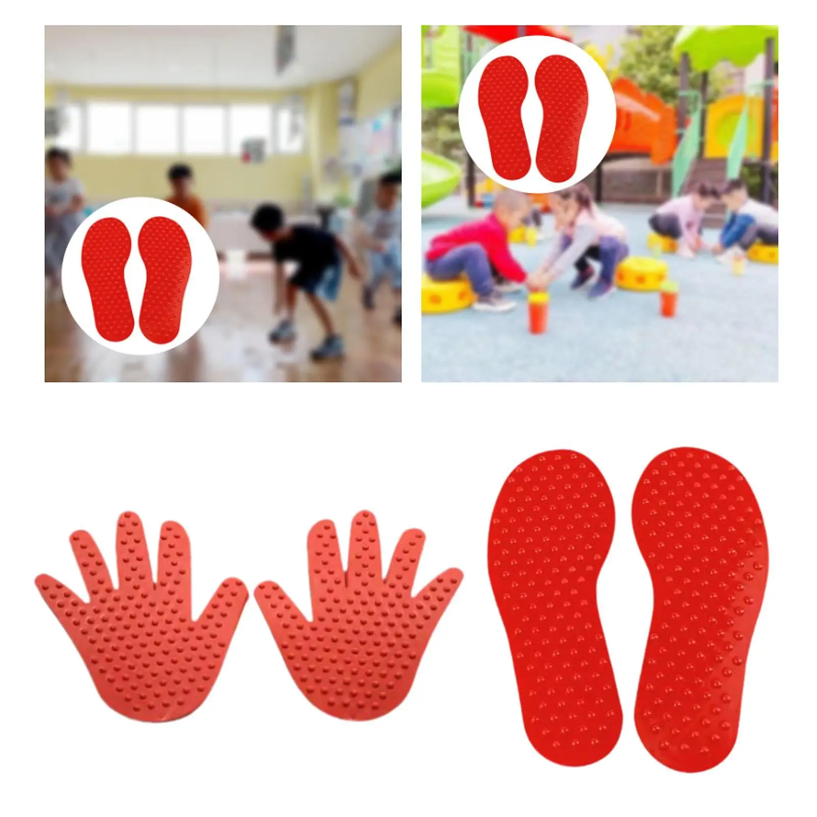 

1 Pair Floor Place Markers for Kids, Sensory Training Supplies for Children, Non Slip Classroom Markers for Home School