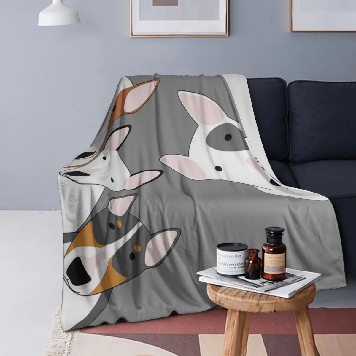 

Клубные одеяла с бультерьером Glasgow, мягкое теплое фланелевое одеяло, плюшевое одеяло для кровати, гостиной, пикника, путешествия, домашнего дивана