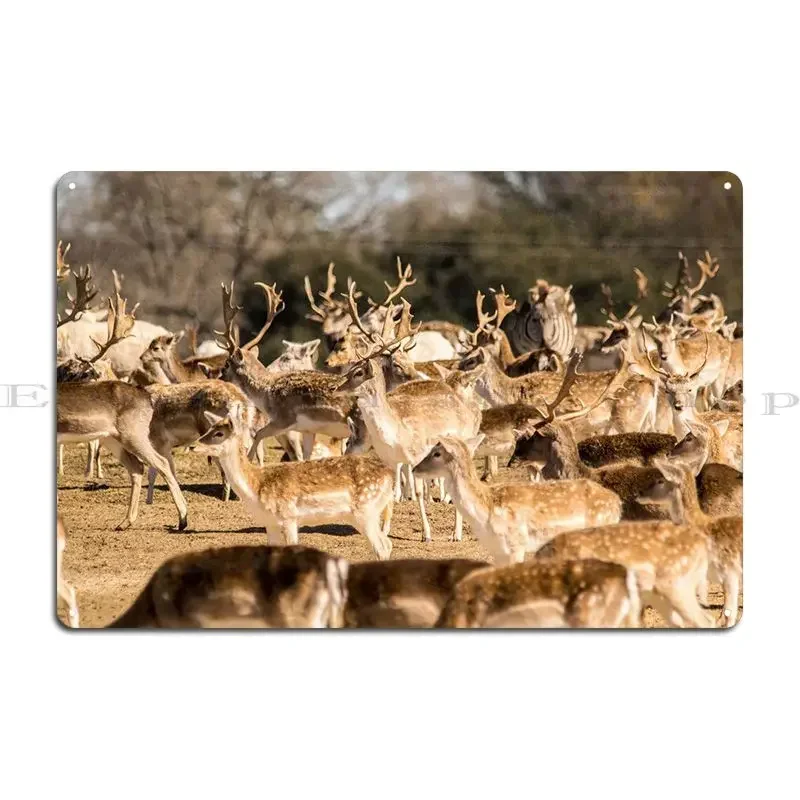 The Herd Metal Plaque Poster Wall Mural Garage Plaques Designing Customized Living Room Tin Sign Poster