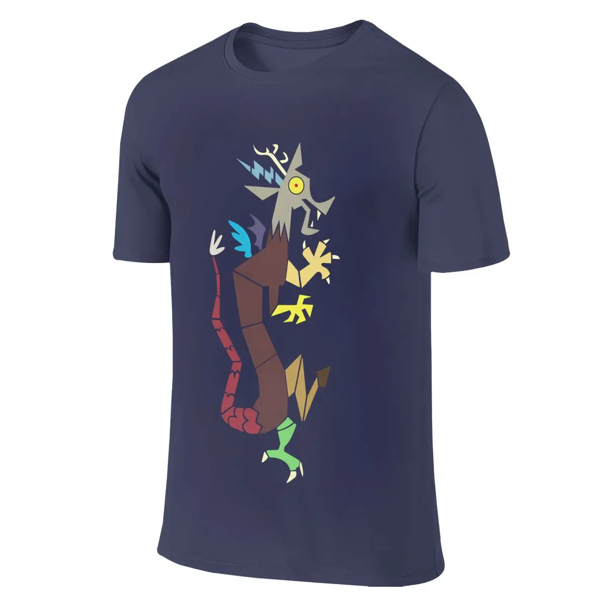 Discord Ancient Artwork - MLP Skin-Friendly Reversible T-shirt Japanese-Style Lazy   Women's T-shirts view 3