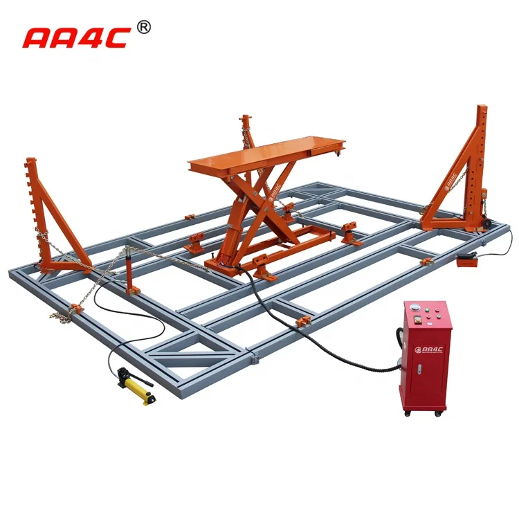 Auto Body Collision Repair System Car Bench Vehicle Frame Straightener Underground Floor System with Floor Scissor Lift