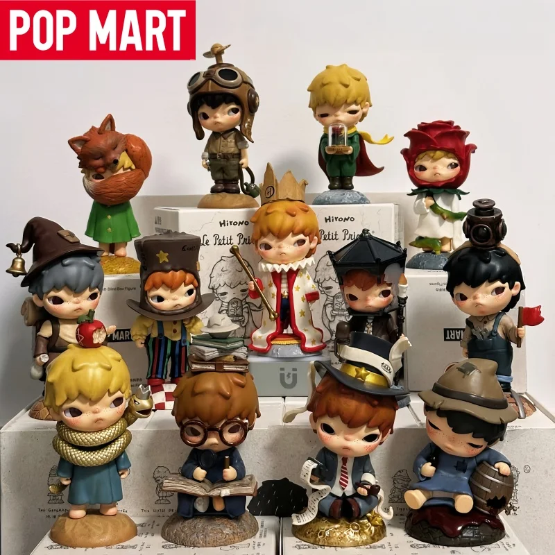 

Подлинная POP MART Hirono X Le Petit Prince Series Blind Box The Little Prince Q Version Модель Куклы Мультяшный Декор Модные Девушки
