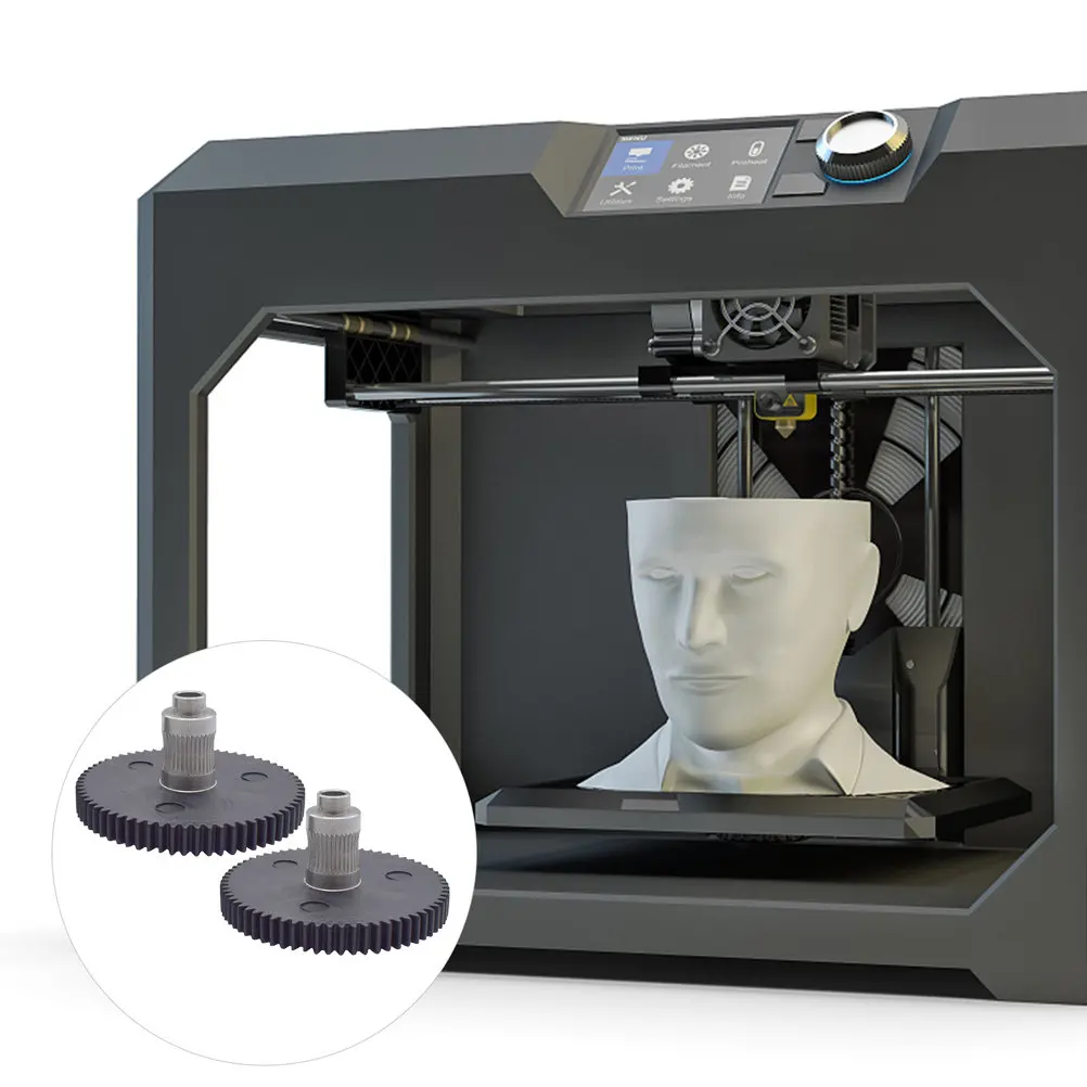 

2 шт. Профессиональные шестерни для экструдера 3D-принтера, надежные, легкие, портативные, для 3D-принтеров