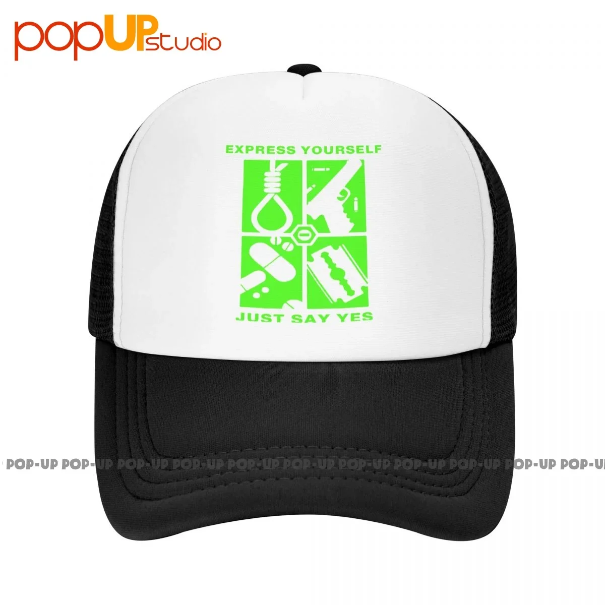 Type O Negative Express Yourself Logo Baseball Cap Trucker Hats Breathable Sunscreen Hot Deals Comfortable Print