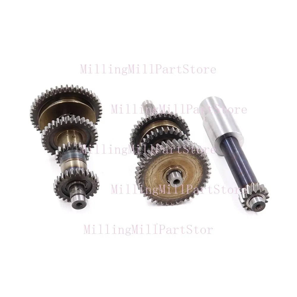 ZX7045 ZX7040A Motor Gear Shaft I、II、III Axis 41T/16T/18T/53T Triple Sliding Gear for Anhui Huangshan Drill Mill Machine Parts