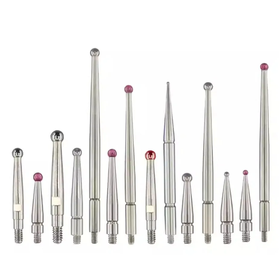 Ruby M1.6 lever gauge head compared to hands, thousand minute hand M1.4 measuring hand lever white pointer