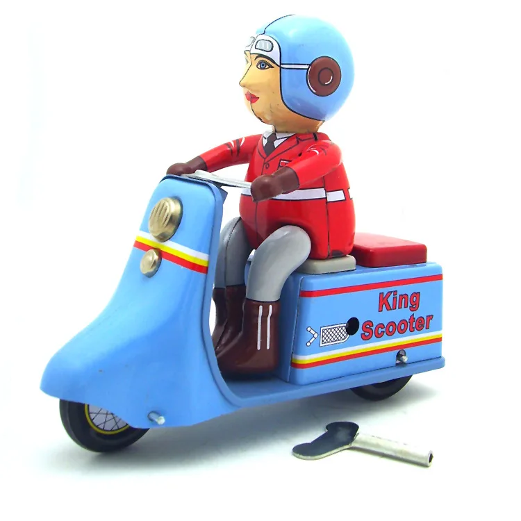 

MS637 Scooter Motorcycle Nostalgic Theme Restaurant Bar Creative Put Personalized Gifts Tinplate Toys